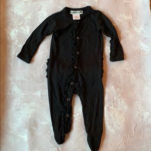 Spearmint Love ruffle footie